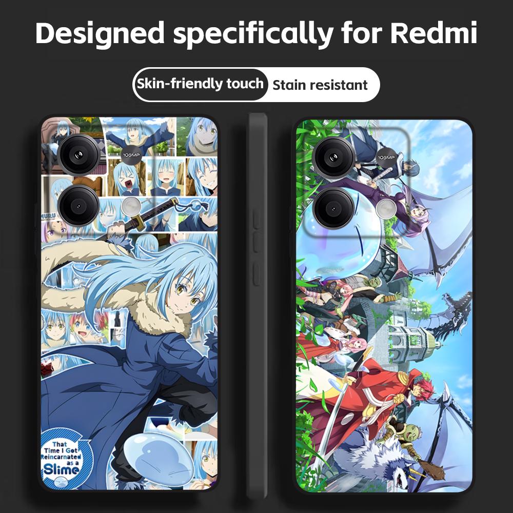 Phone Case Anime - SlimeอะนิเมะRimuru TempestสําหรับRedmiหมายเหตุ 14 13 12 11