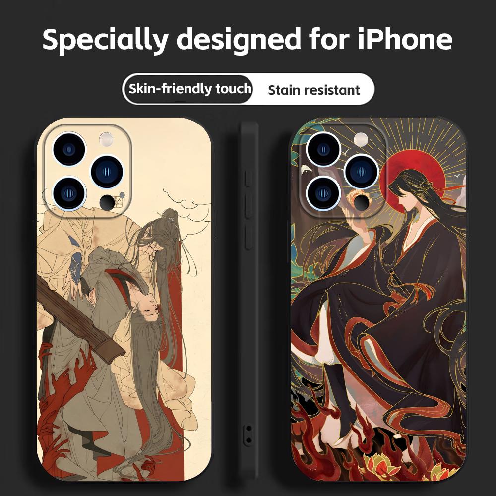 Phone Case Anime - อะนิเมะร้อนMo Dao Zu ShiสําหรับiPhone 16 16e