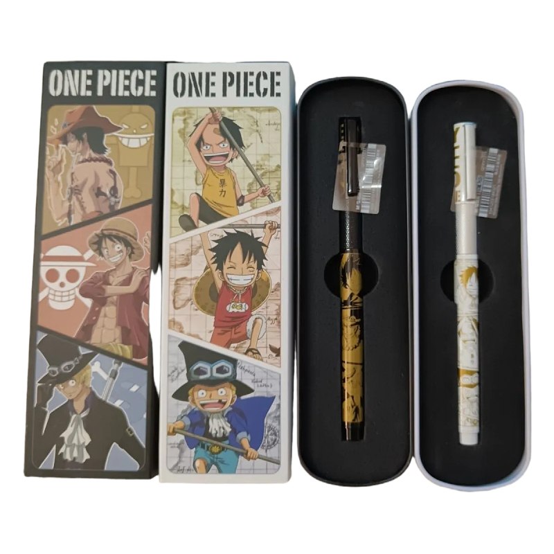 Premium Anime Merchandise - ปากกาหมึกซึมลายการ์ตูนวันพีซ มังกี้ ดี ลูฟี่ สินค้าอนิเมะน่ารัก ปากกาพรีเมียม