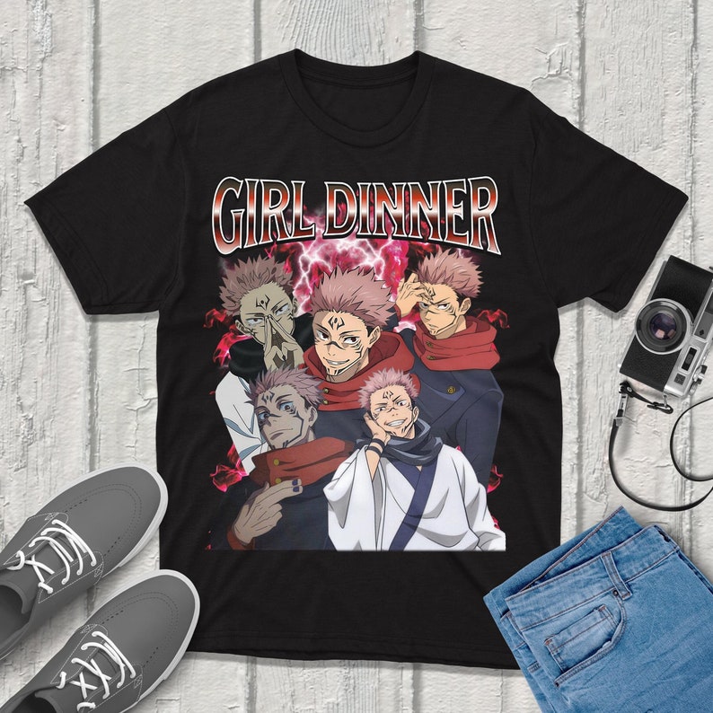 Premium Anime Merchandise - Sukuna Jujutsu-Kaisen เสื้อยืด Streetwear คุณภาพระดับพรีเมียมเครื่องแต่งกาย fanmerch