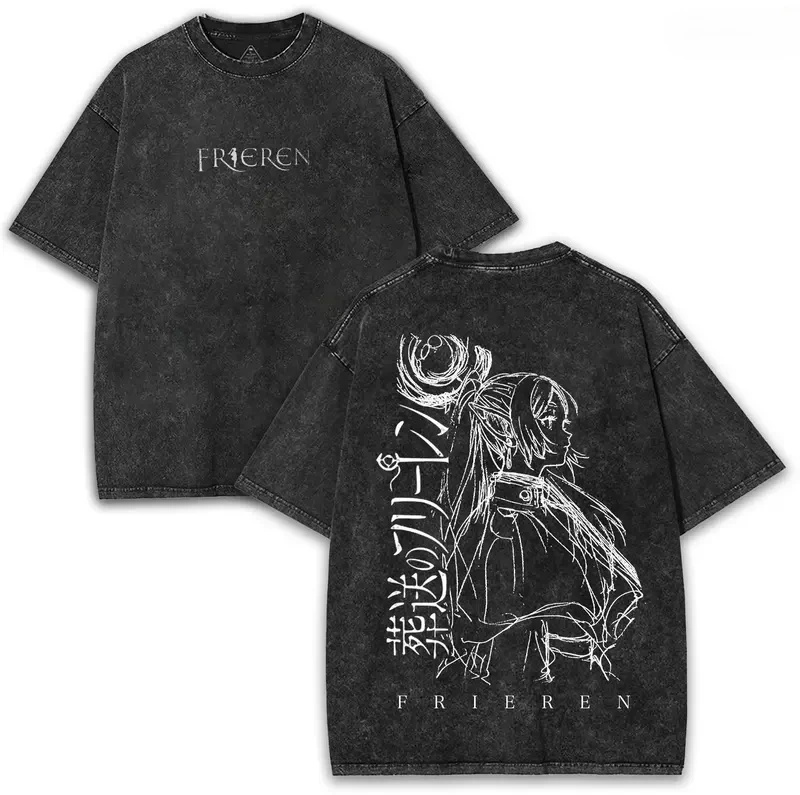 Frieren Anime Merchandise - เสื้อยืดฟรีเรน บียอนด์ เจอร์นีย์ เอนด์ อนิเมะ เสื้อผ้าผู้ชาย