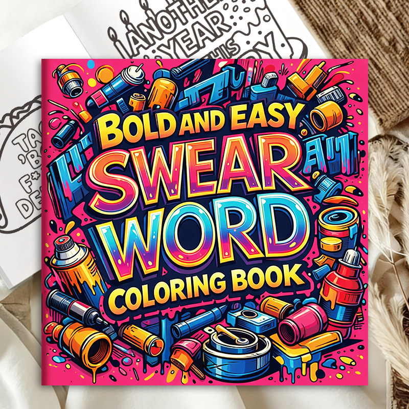 สมุดระบายสีสำหรับผู้ใหญ่ที่มีด - Art Book Illustration บทวิจารณ์และราคา