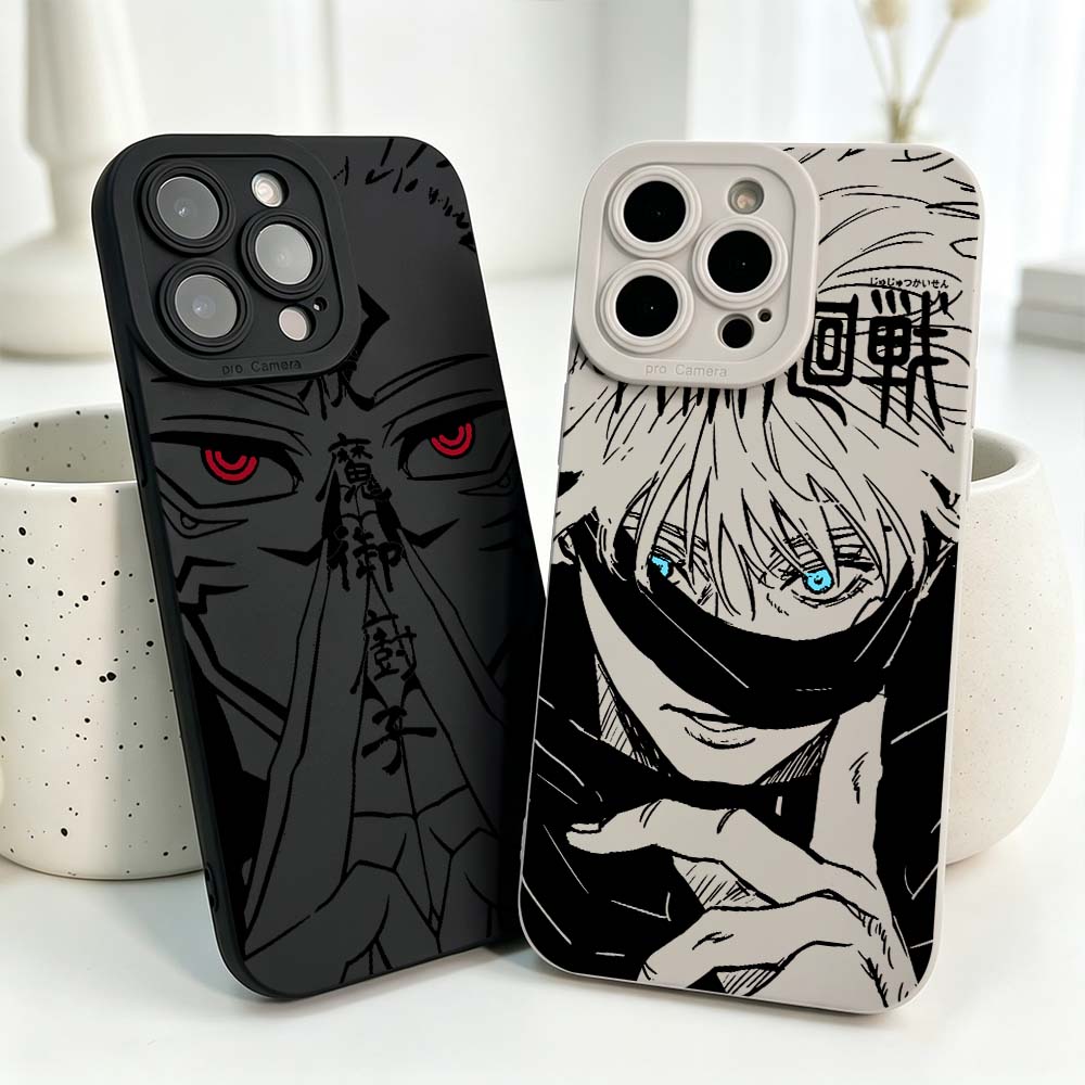 เคสซิลิโคนลายอนิเมะ Jujutsu Ka - Phone Case Anime บทวิจารณ์และราคา