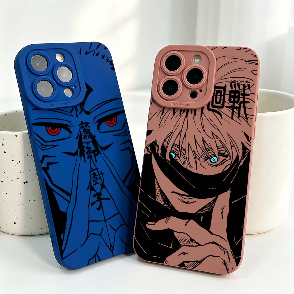 เคสซิลิโคนลายอนิเมะ Jujutsu Ka - Phone Case Anime บทวิจารณ์และราคา